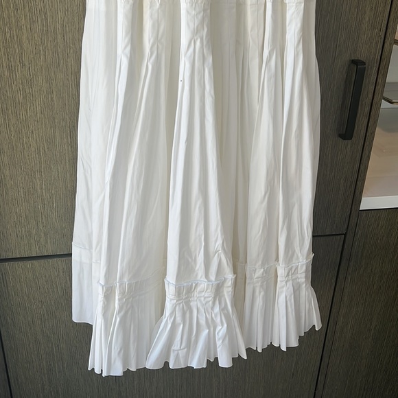 Oscar de la Renta Ivory Ruffled Maxi Dress - Picture 3 of 8